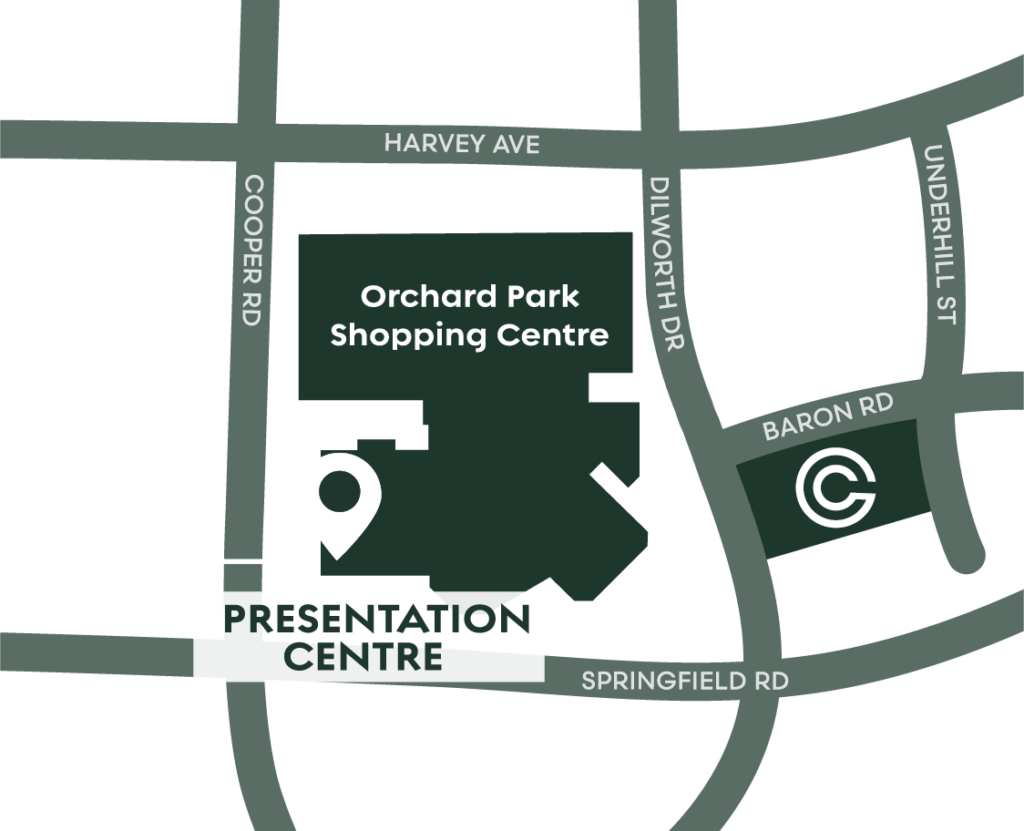 Presentation Centre location